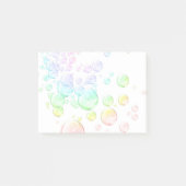 Farbblasen Post-it Klebezettel (Vorderseite)