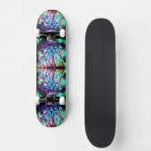 Farbblast-Skateboard Skateboard (Vorderseite)