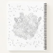 Farbblatt für Hütten und Blume Notizblock (Rückseite)