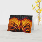 Farbblatt, Karte (Gelbe Blume)