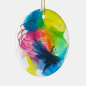 Farbblätter Keramik Ornament (Rechts)