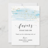 Farbblau und goldene Facetten (Vorderseite)