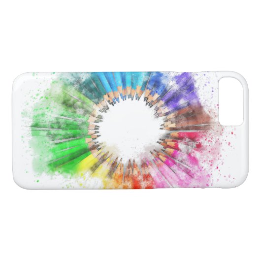 Farbbleistift-Telefonkasten Case-Mate iPhone Hülle (Rückseite (Horizontal))