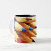 Farbbleistift Zweifarbige Tasse (Vorderseite Links)
