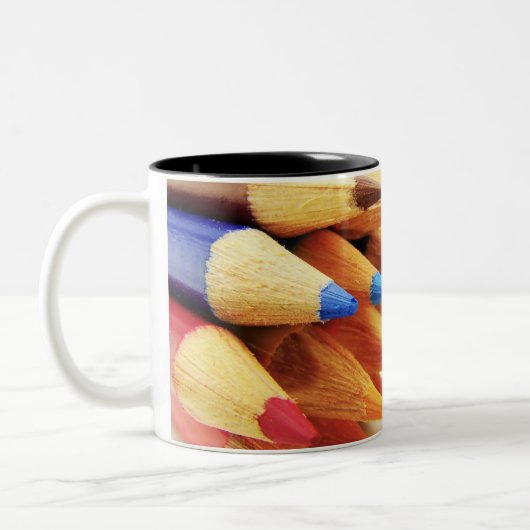 Farbbleistift Zweifarbige Tasse (Links)