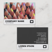 Farbbleistifte Visitenkarte (Vorne/Hinten)