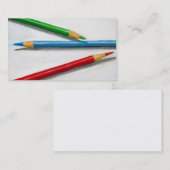 FARBbleistifte: VISITENKARTE: REALISMUS Visitenkarte (Vorne/Hinten)