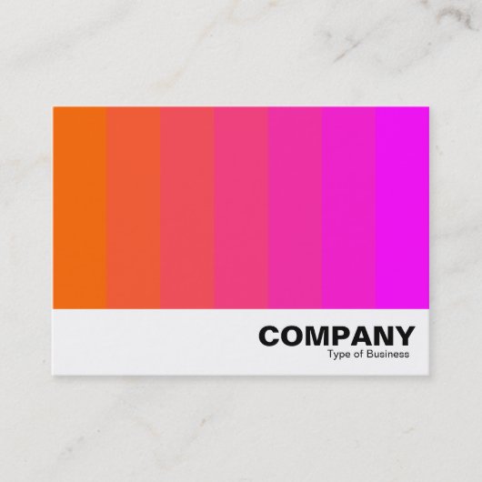 Farbblende - Orange bis Magenta Visitenkarte (Vorderseite)