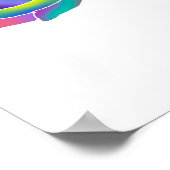 Farbblendung Brain 2 Poster (Ecke)