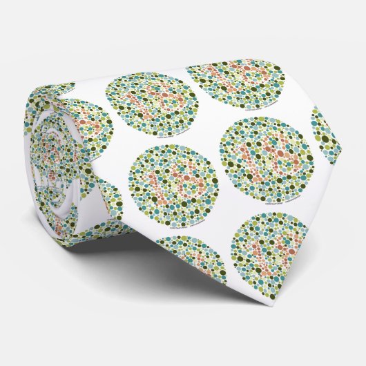 Farbblinde Hals-Krawatte Krawatte (Gerollt)