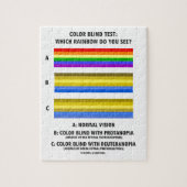 Farbblinder Test, den Regenbogen Sie sehen? Puzzle (Vertikal)