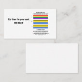 Farbblinder Test: Welchen Regenbogen sehen Sie? Terminkarte (Vorne/Hinten)