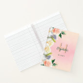 Farbblindfloralen Notizblock (Innenseite)