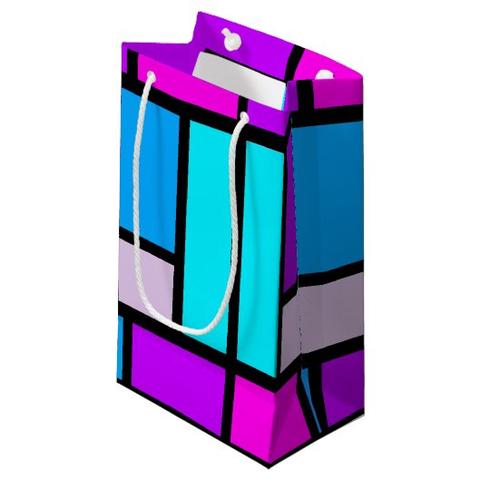 Farbblock 01 kleine geschenktüte (Vorderseite Schrägansicht)