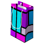 Farbblock 01 kleine geschenktüte (Rückseite Schrägansicht)