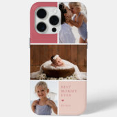 Farbblock 3 FotoCollage | Beste Mama je Case-Mate iPhone Hülle (Rückseite)