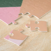 Farbblock Abstrakt Art Einzigartiges Weihnachtsges Puzzle (Seite)