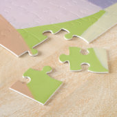 Farbblock Abstrakt Art Einzigartiges Weihnachtsges Puzzle (Seite)