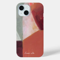 Farbblock Abstrakt Art Personalisiert Name