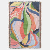 Farbblock Abstrakte Aquarellmalerei Decke (Vorderseite Vertikal)