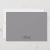 Farbblock-Ankündigung zur Speicherung des Hochzeit Save The Date (Rückseite)