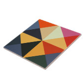 Farbblock Art Diamant Muster Tile Trivet Fliese (Seite)