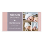 FARBBLOCK | BABY GIRL GEBURT ANKÜNDIGUNG