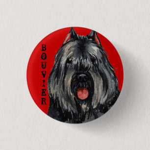 Farbblock Bouvier Button