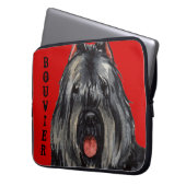 Farbblock Bouvier Laptopschutzhülle (Vorderseite Links)