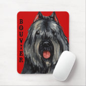Farbblock Bouvier Mousepad (Mit Mouse)