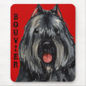 Farbblock Bouvier Mousepad (Vorne)