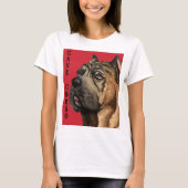 Farbblock Cane Corso T-Shirt (Vorderseite)