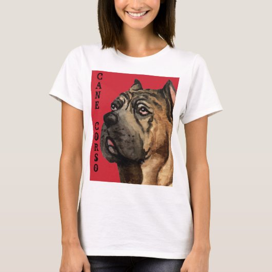 Farbblock Cane Corso T-Shirt (Vorderseite)