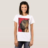 Farbblock Cane Corso T-Shirt (Vorne ganz)