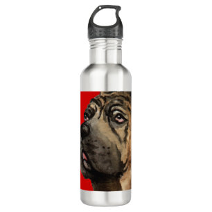 Farbblock Cane Corso Trinkflasche