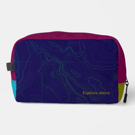 Farbblock-Entdecken-Sie-mehr-Tasche Waschbeutel (Vorderseite)