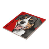 Farbblock Entlebucher Fliese (Seite)