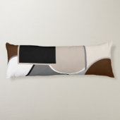 Farbblock Erde Seitenschläferkissen (Rückseite)