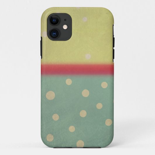 Farbblock-Fall-Tupfen Case-Mate iPhone Hülle (Rückseite)