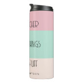 Farbblock für die lustige Lehrerin personalisiert Thermosbecher (Nach rechts gedreht)