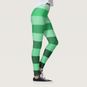 Farbblock für grüne Streifen Leggings (Rechts)