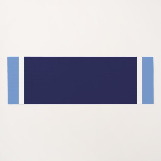Farbblock für hellblaue Streifen mit klassischem N Yogamatte (Rückseite (Horizontal))
