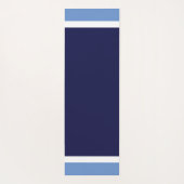 Farbblock für hellblaue Streifen mit klassischem N Yogamatte (Rückseite)