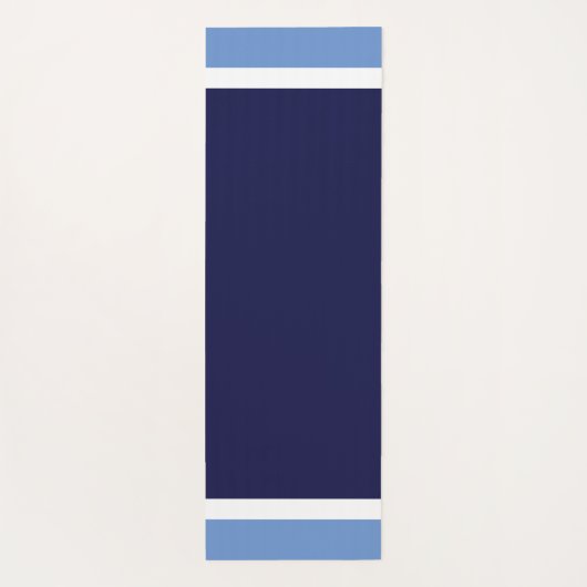 Farbblock für hellblaue Streifen mit klassischem N Yogamatte (Rückseite)