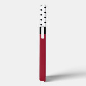 Farbblock für Monogramm, scharf, Schwarz-weiße Pun Case-Mate iPhone Hülle (Rückseite / Rechts)