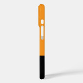 Farbblock Gelb Schwarz Personalisiert Case-Mate iPhone Hülle (Rückseite / Links)