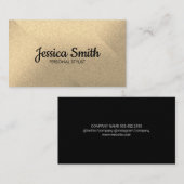 Farbblock | GLITZER Visitenkarte (Vorne/Hinten)