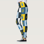 Farbblock hebrew hanukkah leggings (Links)