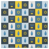 Farbblock hebrew hanukkah stoff (Muster)