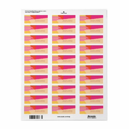 Farbblock Hochzeit Sommer-ID740 (Vorne)